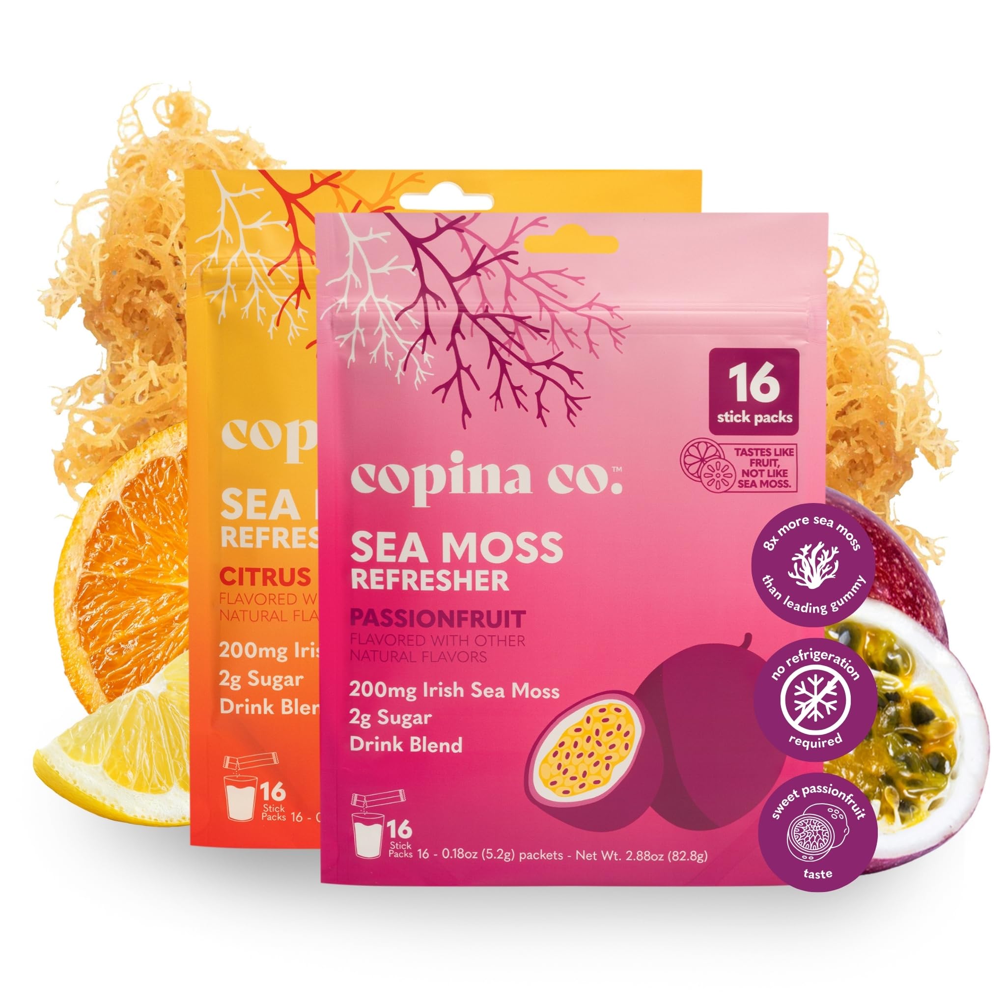 Amazon.com: Organic Irish Sea Moss Powder - 200mg Packets for Gut