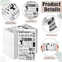 Vista 2 de 200 servilletas desechables para baño, toallas de papel para invitados, reglas de baño, toallas de mano desechables para habitación, boda