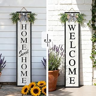 10 Engagement Party Sign Ideas That Welcome Guests in Style 8 Double-sided Welcome Wooden Sign Stand with Magnetic-adhesive Wreath for...