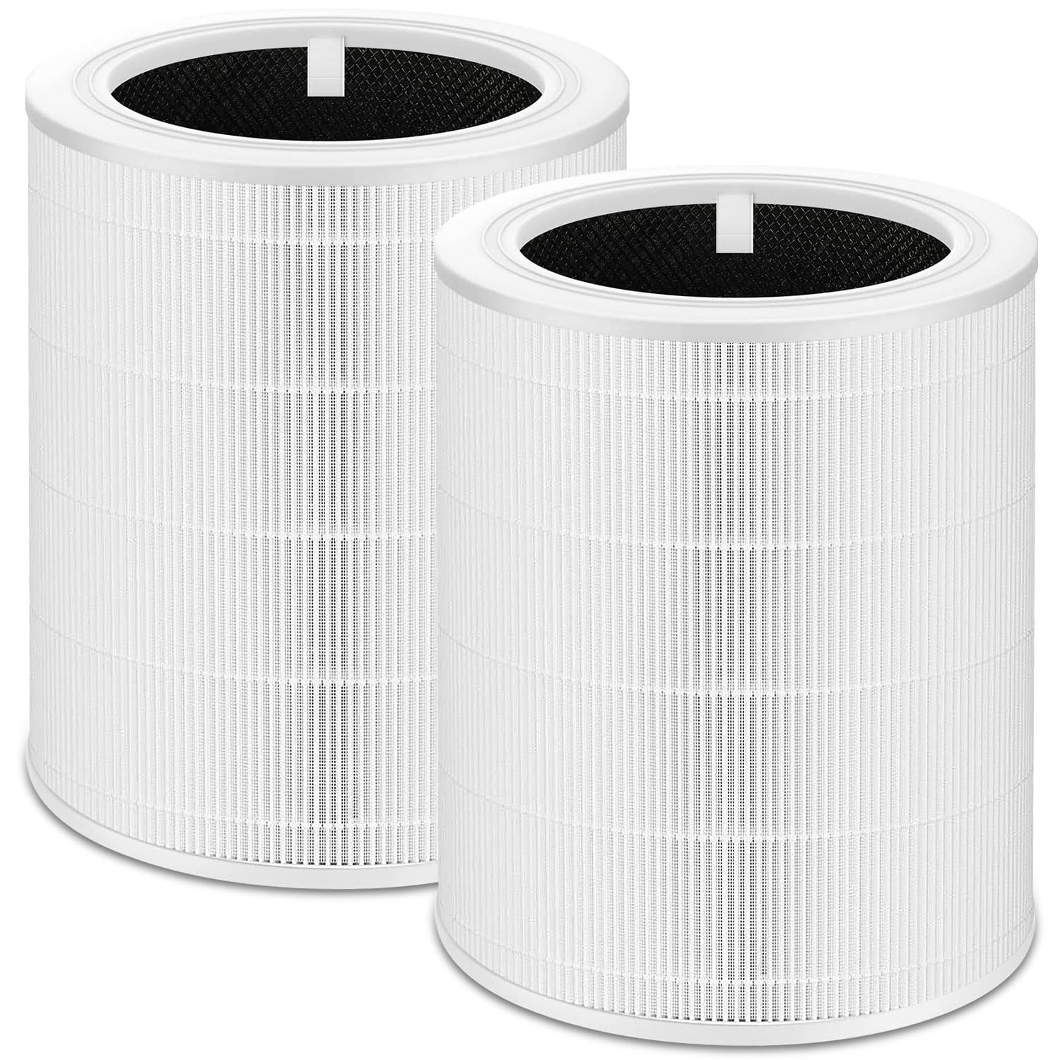 Core 600S Replacement Filter Compatible With Levoit Core 600s, 3-In-1 High-Efficiency Filter And Activated Carbon Filter, Part#Core 600S-Rf for Home Dust/Smoke Odors/Pet Dander Removing, 2Pack, White