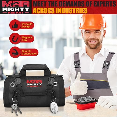 Miniatura 8 de Mighty Red Ant - Rollo de herramientas  Bolsas de herramientas  Bolsa de herramientas enrollable  Organizador de bolsas de herramientas  Bolsa