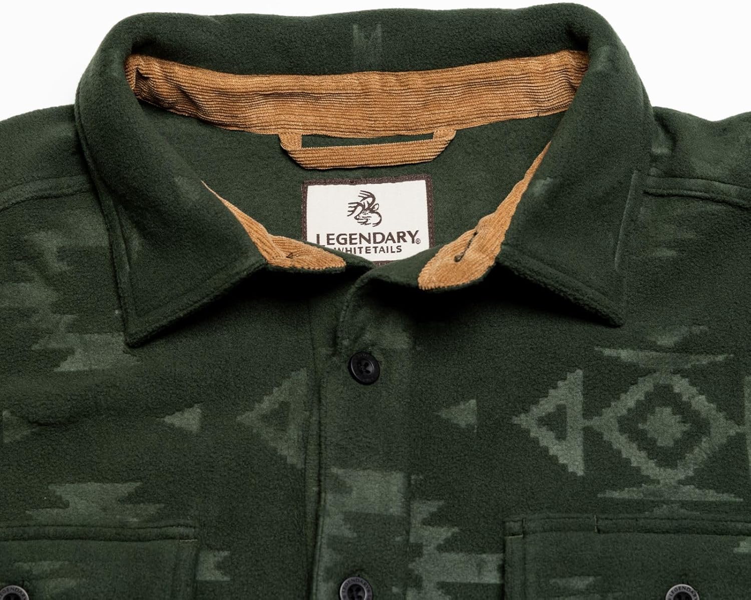 Legendary Whitetails Men’s Long Sleeve Fleece Button Up Heavyweight Shirt - Image 4