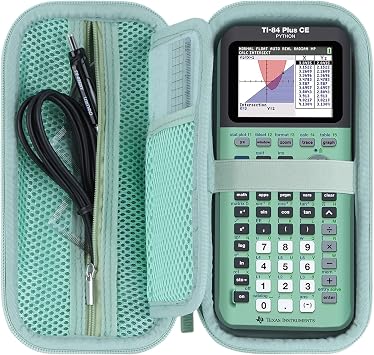 RIYADAone Case for Texas Instruments TI-84 Plus CE/TI-84 Plus Calculator | TI-84 Evo/TI-Nspire CX II CAS/TI-Nspire CX II/TI-83 Plus/TI-89 Titanium/TI-85/TI-86 Color Graphing Calculator