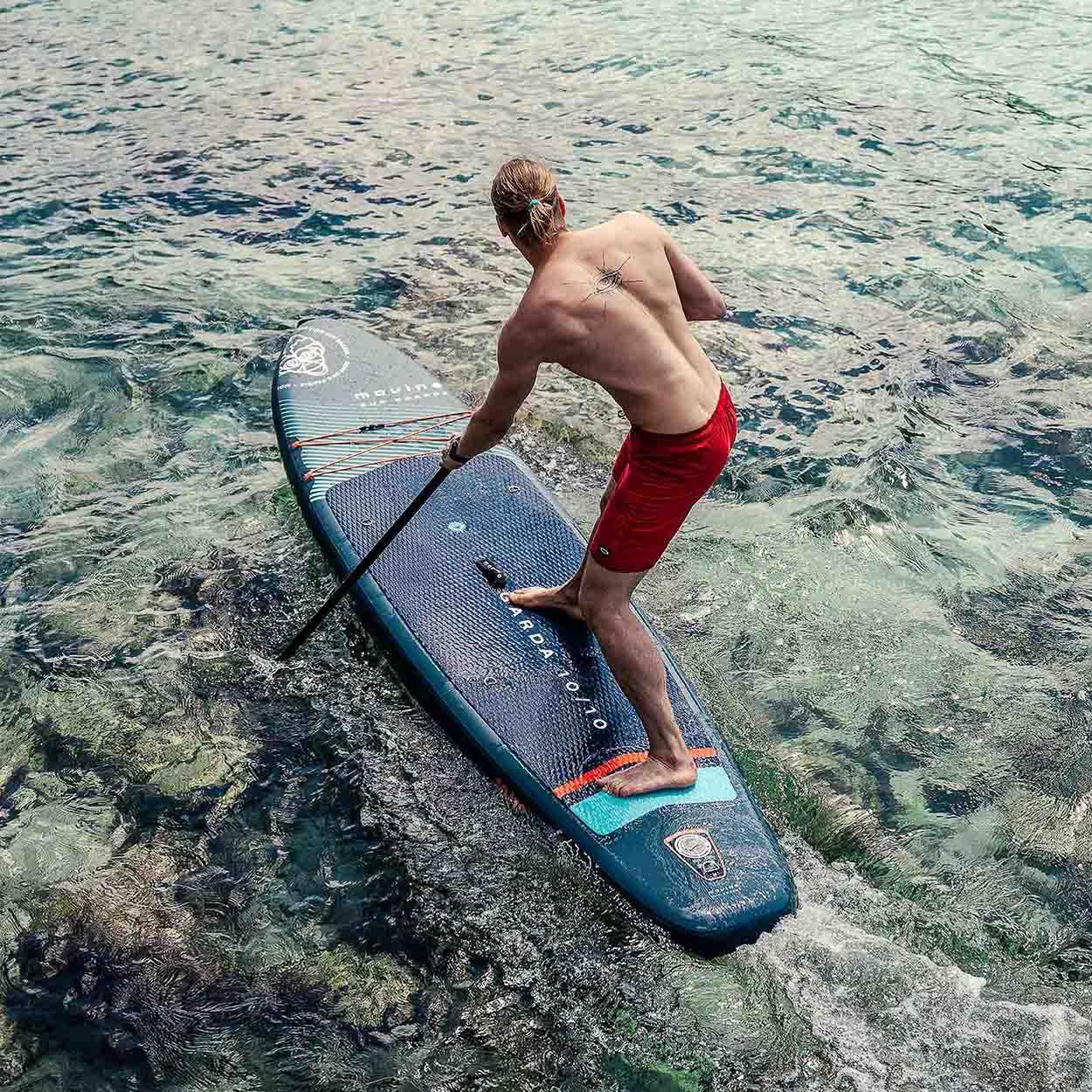 Movino Garda Allround 10'10” Set de Tabla de Stand Up Paddle Inflable Sup Tabla de Paddle Ligera Stand Up Paddleboard Tablas de Sup y Accesorios para Deportes Acuáticos 330 cm