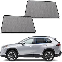 ZATOOTO Car Window Shades Toyota RAV4 2019-2024 for Rear Window | 2-Pack Baby & Pet Sun Shades | Blocks 99% UV & Heat | Breathable Mesh Privacy Screen | Bug-Free Design for Camping & Travel