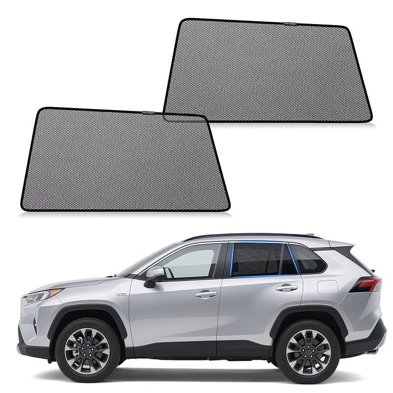 Protetor solar para janela lateral traseira Toyota RAV4 2019–2024 ZATOOTO HCWS-LY-RAV4(19-24) kit com 2 peças