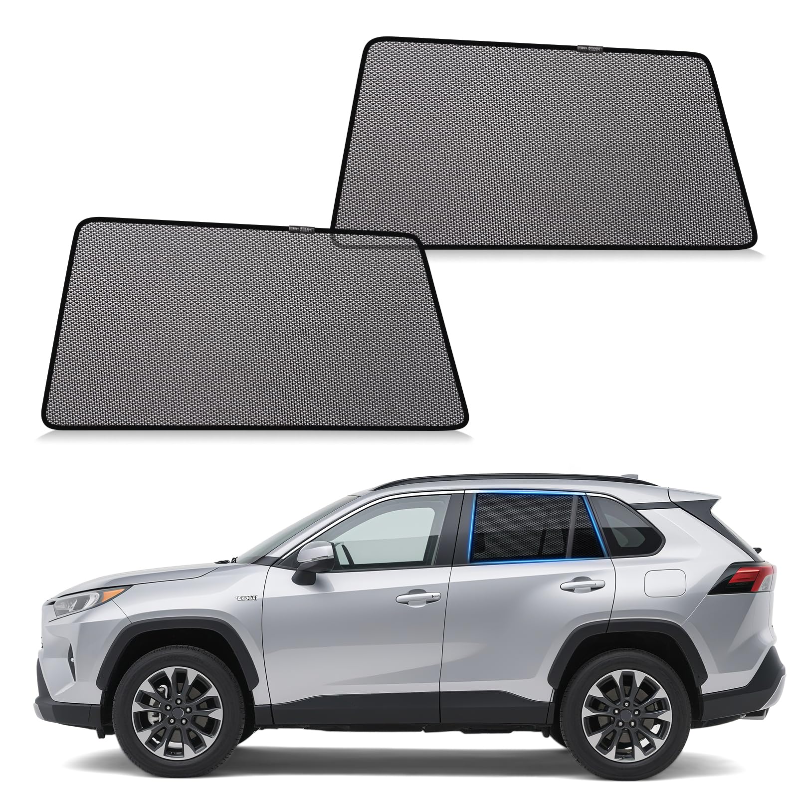 ZATOOTO Car Window Shades Toyota RAV4 2019-2024 for Rear Window