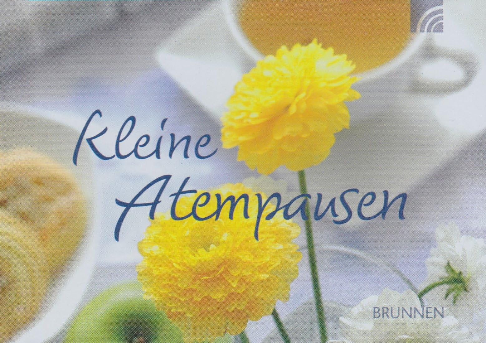 Kleine Atempausen: Diese dekorative kleine Schatzdose enthält die Miniaturbuchausgabe "Kleine Atempausen", 30 g Tee der Sorte Bio-Rooibos-Tee Orange, ... mit allen Sinnen zu genießen. Metalldose