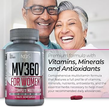 FitLife Brands Women's MV360 5-in-1 Complete Multivitamin - 60 Tablets