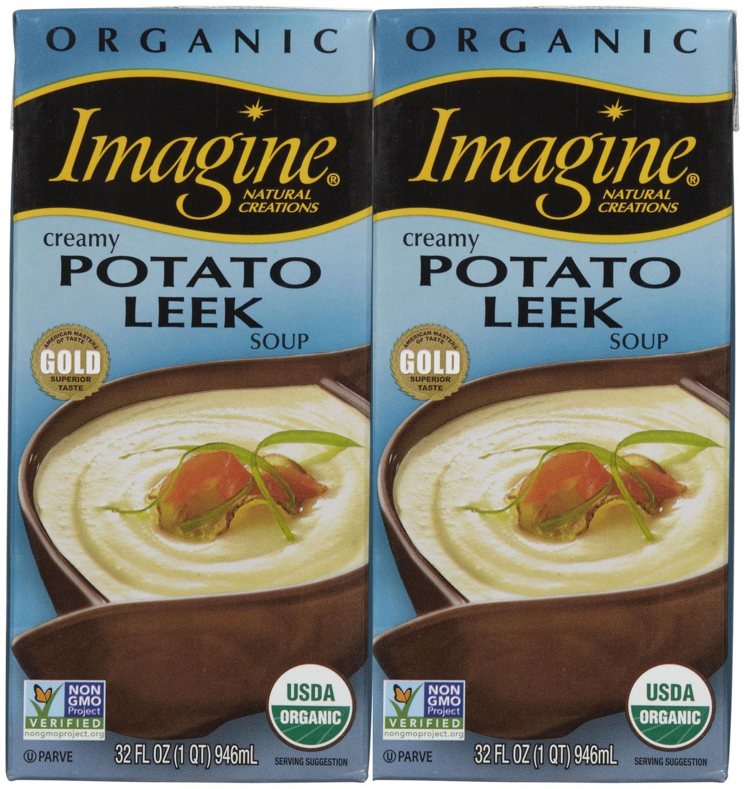 Imagine Organic Creamy Potato Leek Soup, 32 oz, 2 pk