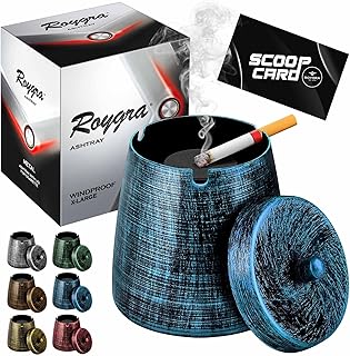 Outdoor Smokeless Ashtray with Lid 1