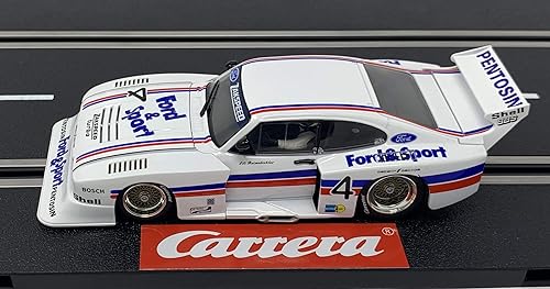 Miniatura 2 de Carrera 30926 Ford Capri Zakspeed Turbo Lili Reisenbichler No. 4 - Ranura digital a escala 1:32, vehículo de carreras, tragamonedas digitales, color