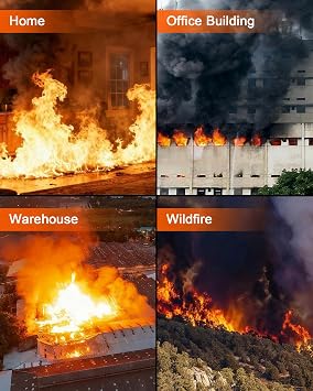 Emergency Fireproof Cloak for Home Essentials - Mondoshop Safe Fire Escape Cloak for Adults - Fire Retardant Suits Wrap Body for People