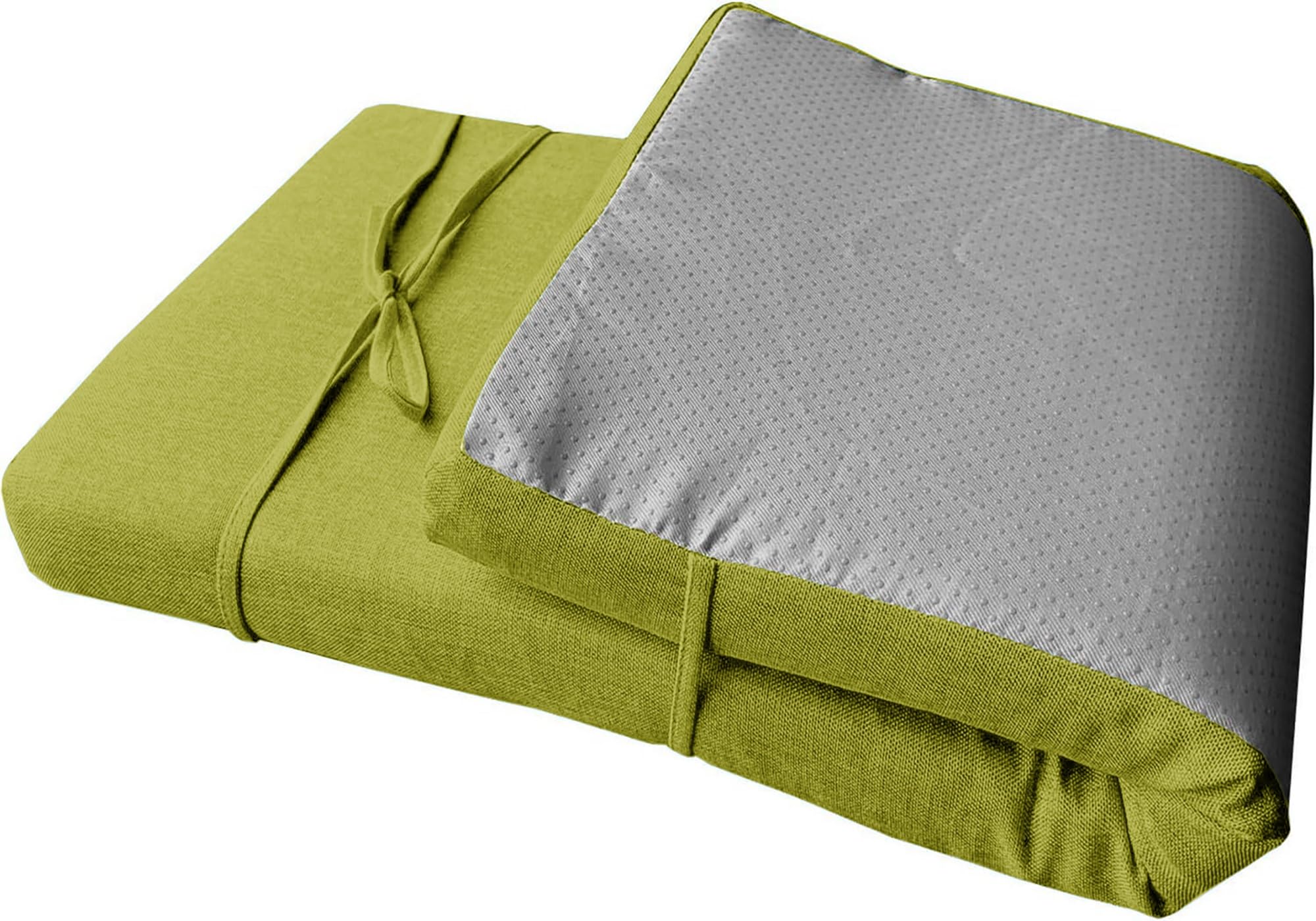 Coussin de banc de jardin vert 140x23 cm de 5cm d'épaisseur amovible