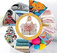 Vista 7 de visesunny Cesta plegable de gran capacidad con forma de corazón de San Valentín con asas de algodón duraderas, solución organizadora del hogar