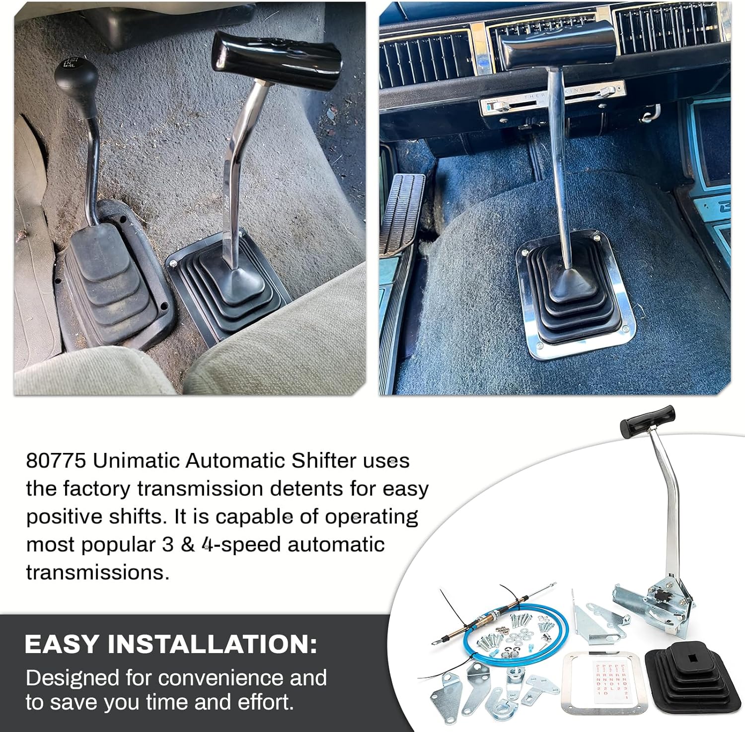 80775 Automatic Shifter Compatible with GM Ford Chrysler