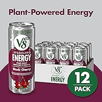 Vista 35 de V8 +Energy Sparkling Strawberry Kiwi Juice Energy Drink, lata de 11.5 onzas líquidas (paquete de 4)