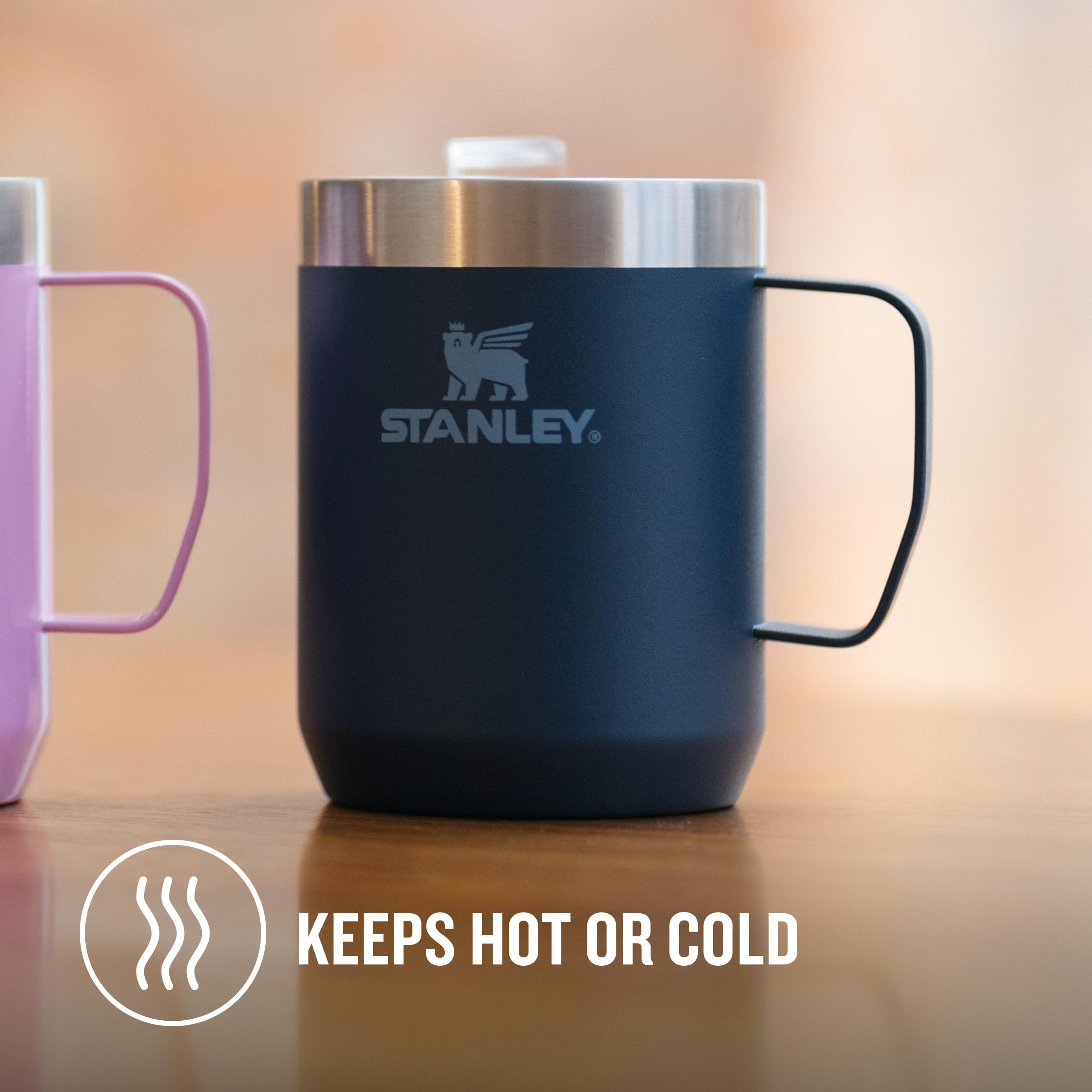STANLEY 1913 Classic Legendary Camp Travel Mug 0.23L, Keeps Hot for 1 Hour, 2 Hours Cold, Dishwasher Safe - Image 4
