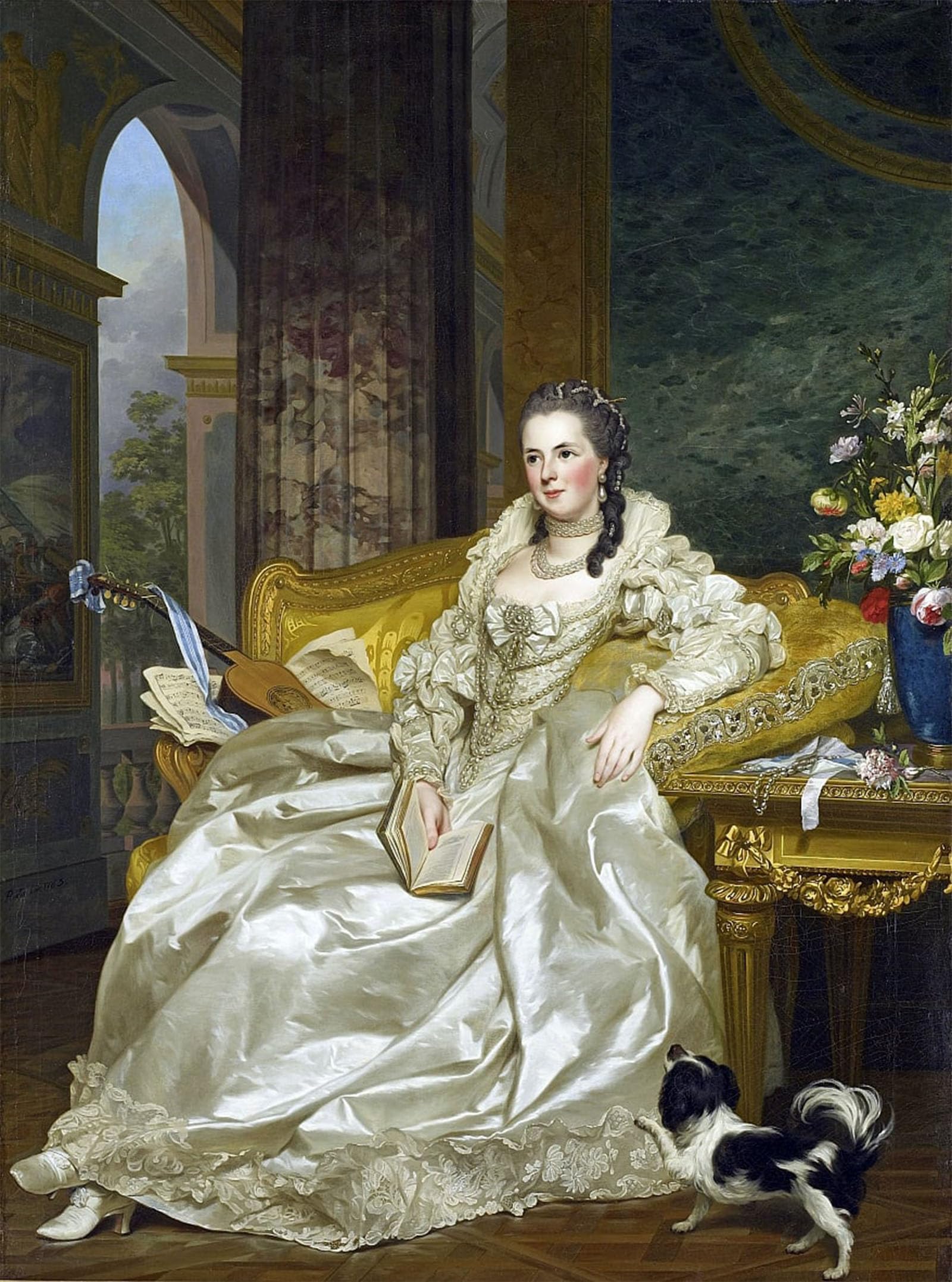 POSTERIIk Famous Print Pop Art Wall Art Graffiti the Comtesse D'egmont Pignatelli in Spanish Costume by Alexander Roslin Art Prints for Home Decor 60x90cm