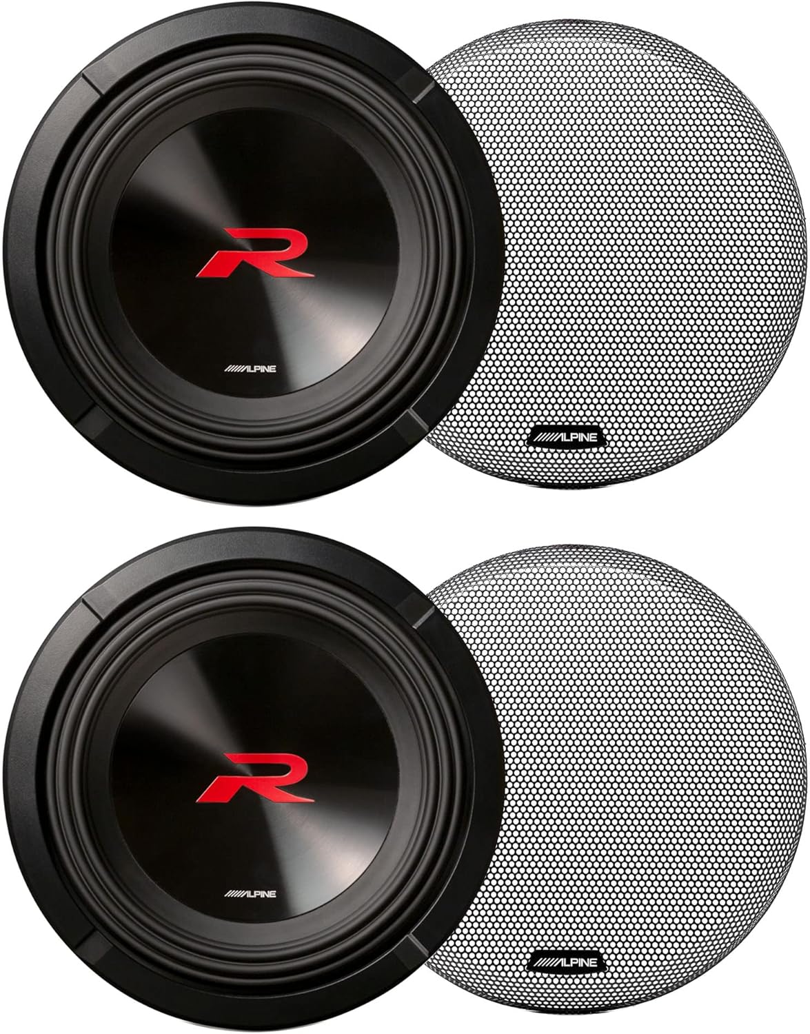 Alpine Two R2W12D2 NextGen 12" RSeries Subwoofers Dual 2
