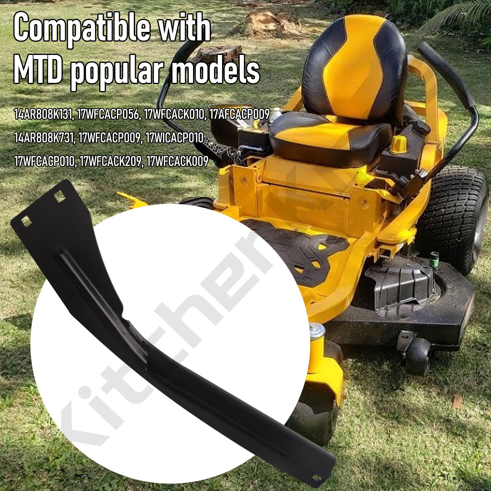 Fingerschutz Für Rasenmäher – Kompatibel Mit MTD, Cub Cadet, Troy-Bilt Uvm. | Ersatzteil 703-3511B-0637 Für Modelle RZT50, SLTX1050, GT2550 U.a.