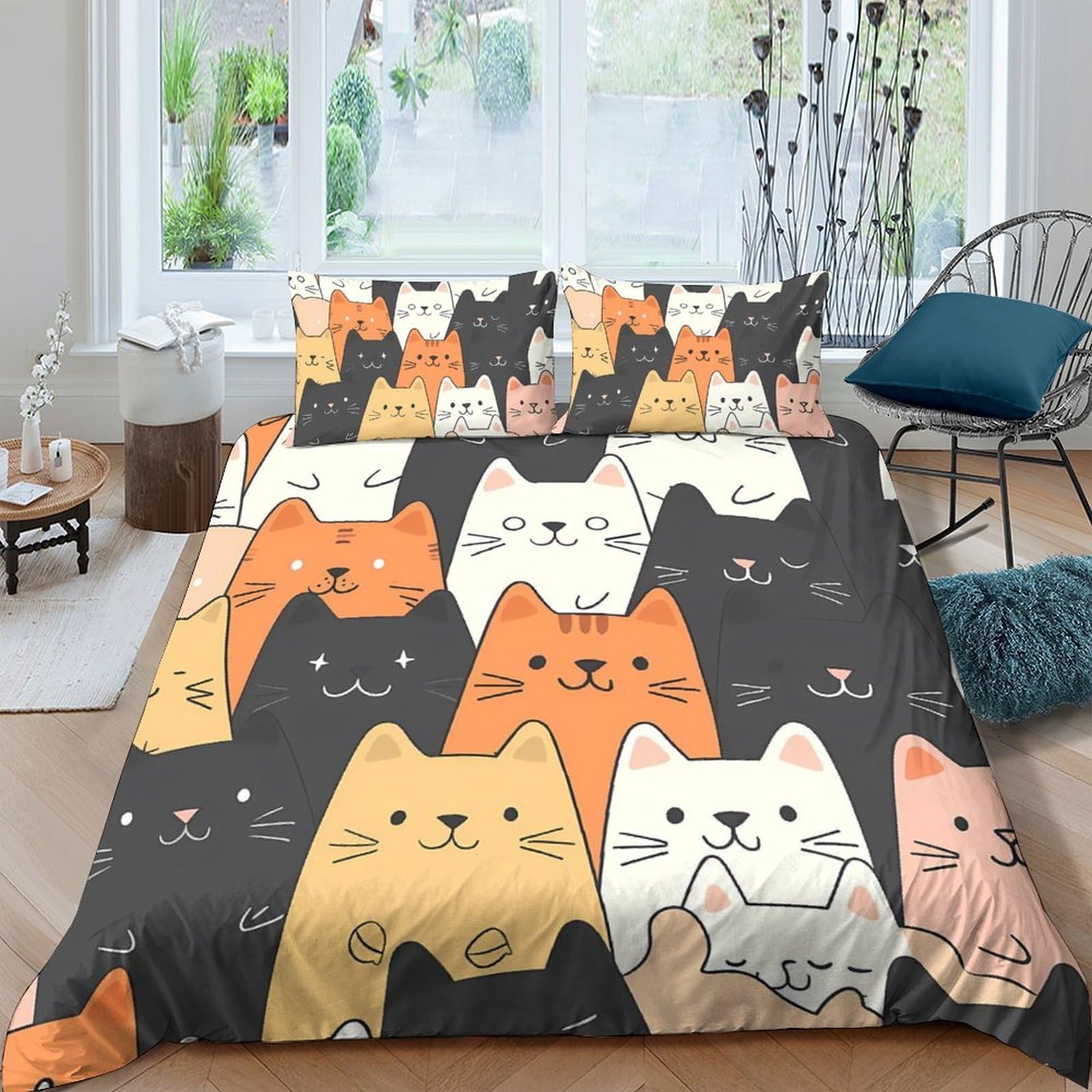 GPLZQXKJNH 3D Printed Duvet Cover Set Microfiber Galaxy Starry Sky Bedding Set with 2 Pillowcases for Bedroom Decoration and Cozy Sleep Single（135x200cm）