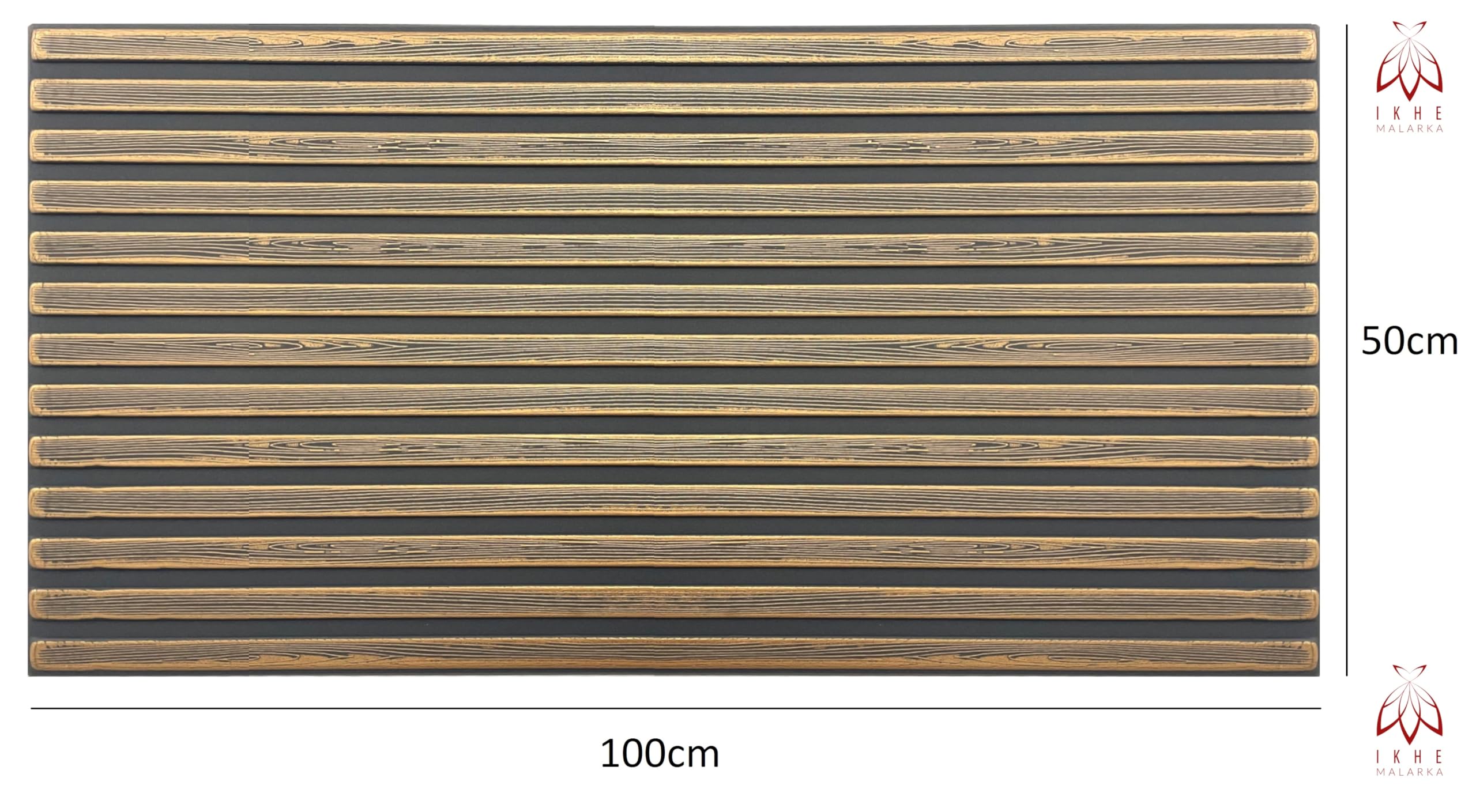 3D-panelen van polystyreen XPS - piepschuim decors plafondpanelen platen wanddecoratie wandbekleding 50x50cm 3 mm dikte (4 m² = 16 stuks