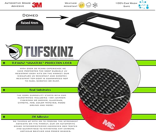 Miniatura 3 de Insertos de emblema de capó - Compatible con Ford F-150Bronco Raptor 2021-2024