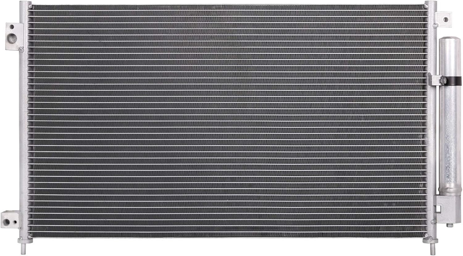 Lynol Cooling System Premium Complete Aluminum AC Condenser Replacement Compatible With 2003-2007 Honda Accord 4 Door Sedan L4 2.4L V6 3.0L HO3030131