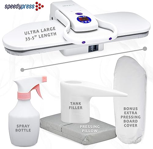Miniatura 3 de Potente prensa de planchado a vapor digital Speedy Press con funda adicional y accesorios