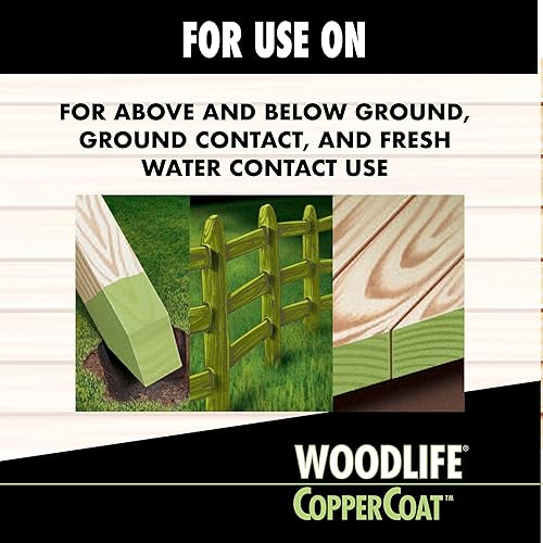 Miniatura 5 de Revestimiento protector para madera Rust-Oleum 1904A Wolman Woodlife CopperCoat madera verde debajo del suelo cuarto 1904A