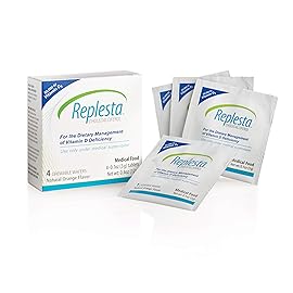 Replesta 50,000 IU Vitamin D3 Cholecalciferol, for Vitamin D Deficiency, Once-Weekly Chewable Wafer, Non-GMO, Natural Orange Flavor, 4 Count (Pack of 1)
