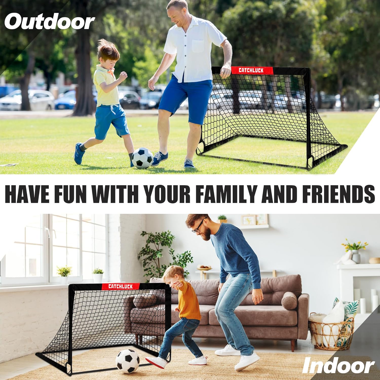 Kids Soccer Net for Backyard Portable Soccer Goal 3x4ft Pop Up Soccer Nets Indoor and Outdoor with Carry Bag