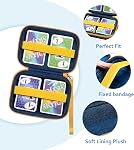 XANAD Boîtier de transport de protection compatible avec l'ONU/la phase 10/ Sauter Bo/PM TCG Trading de cartes / Cinq Couronnes / Jeu de cartes Skyjo Bleu foncé