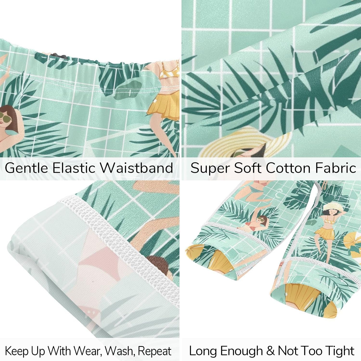 vvfelixl Baby Clothes Girls Swim Have Fun Baby Bodysuits Set Unisex Short Sleeve Babys Pants Sets 0-3M