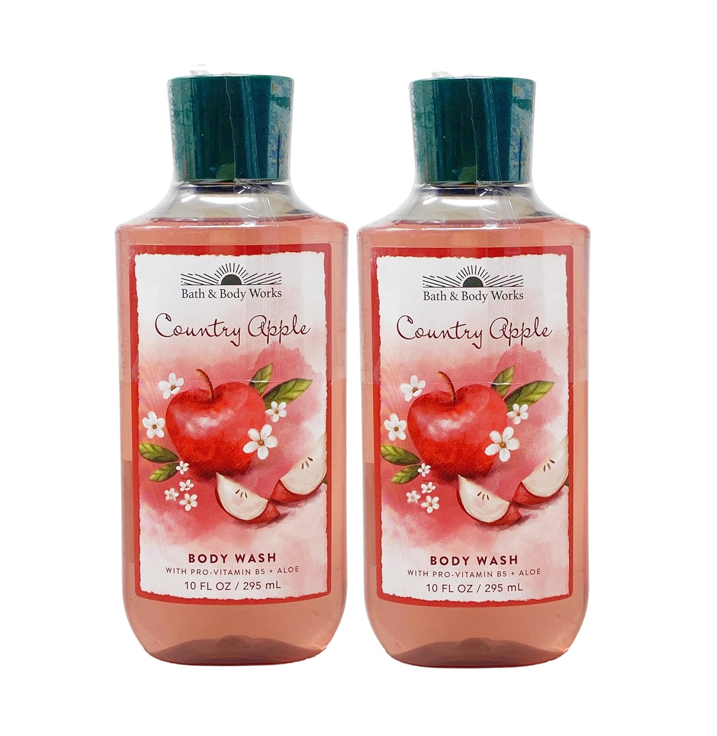 Bath and Body Works (2) Country Apple Shower Gels-10 oz. Bottles