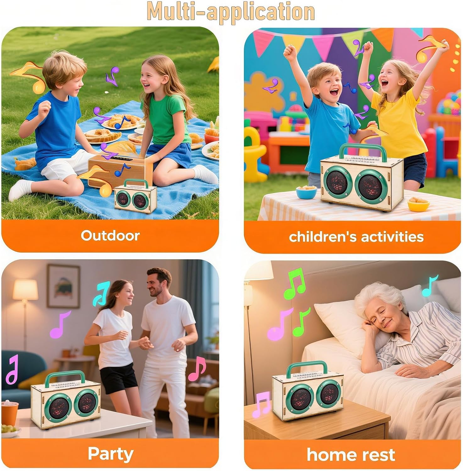 DIY Bluetooth Speaker Kit - STEM Projects for Kids & Adults Age 8-12-16, Build Portable Speaker with LED Light, Science Experiment Electronics Set, Birthday Gifts for 9 10 11 13 14 Year Old Boy & Girl - Image 7