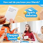 Who Really Knows Me? - How Well Do You Know Your Family & Friends? - Answer This Friends - Fun Party Card Game for Teens & Adults - Great Conversation Starter