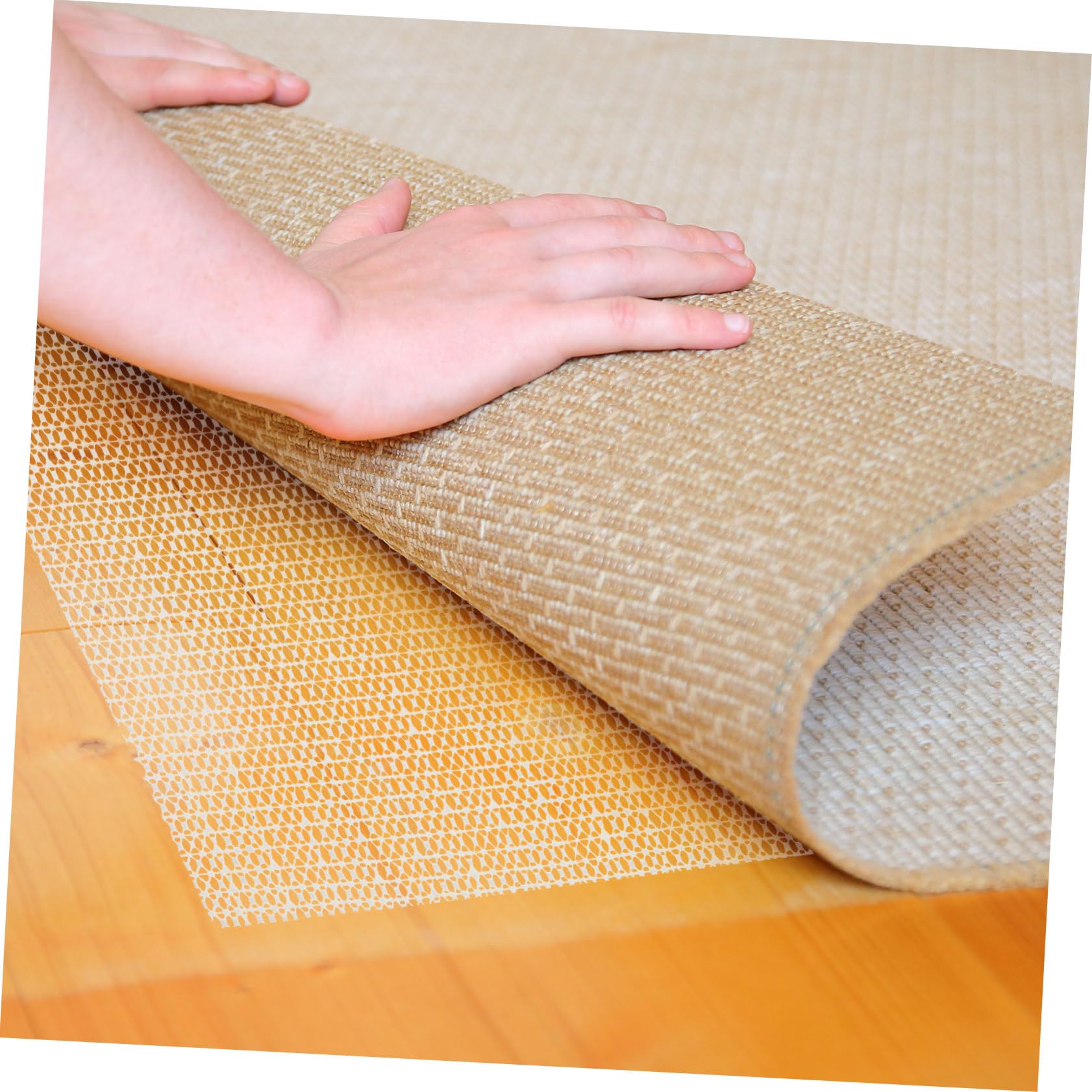 sous-Tapis Antidérapant PVC 200x300cm pour Tapis De Sol, Tapis De Chaise De Bureau Antidérapant, Protection De Parquet pour Salon Et Bureau