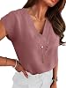 Blusa Mujer ANRABESS Manga Capucha Escote V Casual Elegante 2026 Verano Trabajo Negocio Ropa Primavera 1
