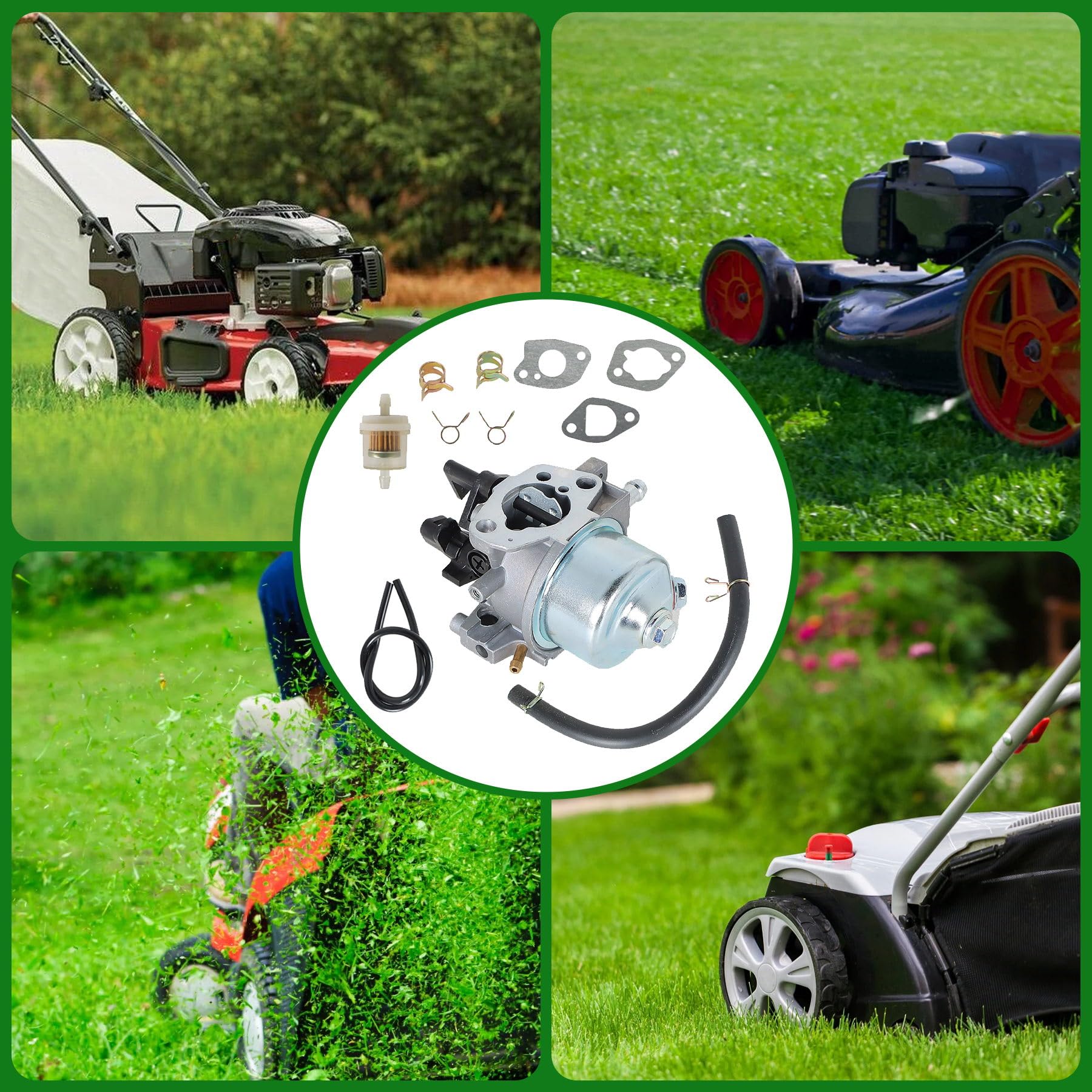 ALL-CARB Repuesto de carburador para cortacésped Toro Recycler modelo 20370 de 149 cc para motor Kohler 6.75