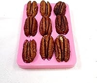 Vista 7 de Molde de silicona Pecans 9 Cavities - Hecho de rollos de nueces reales molde de silicona - Moldes de jabón - Moldes de cera para derretir - Moldes