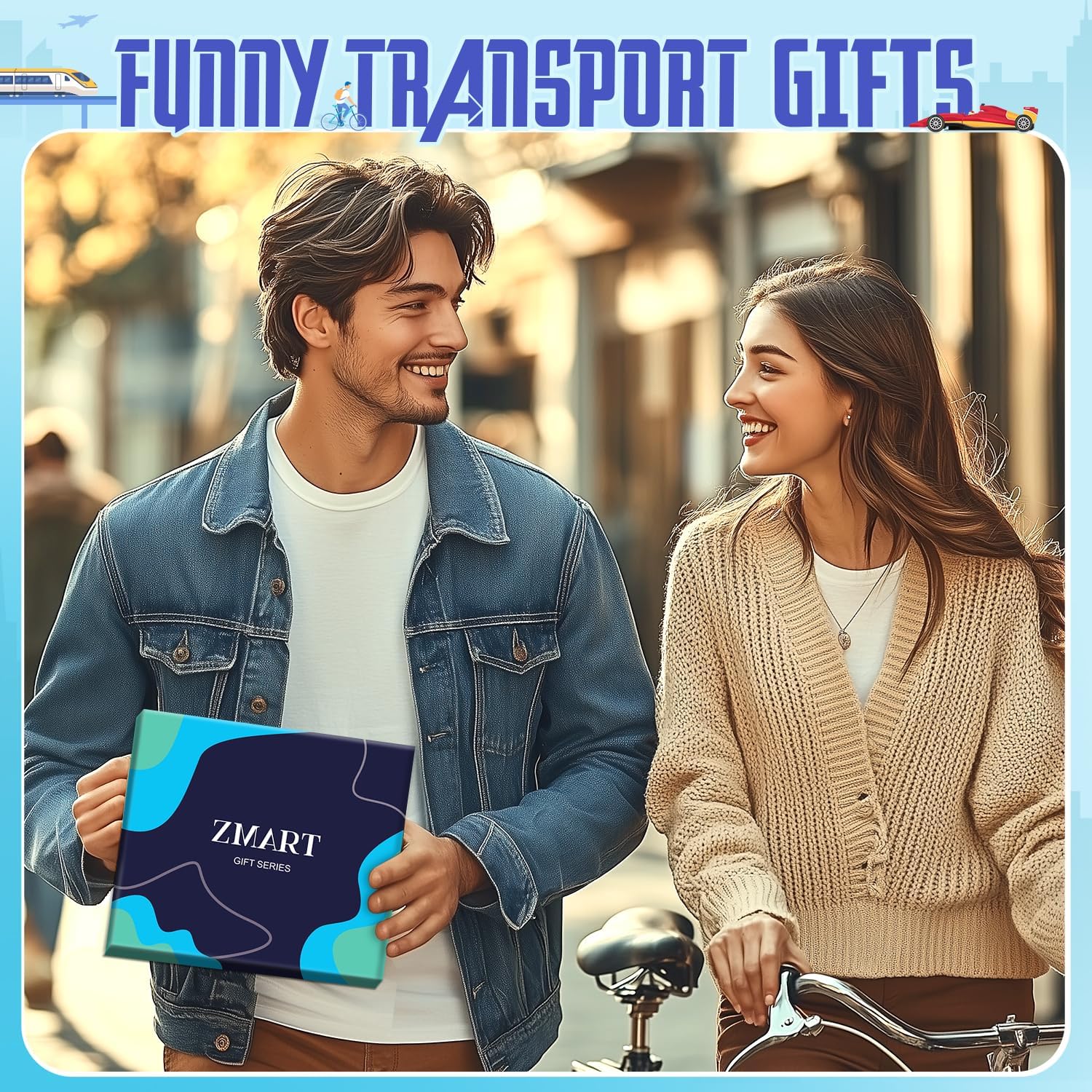 Zmart Funny Motorcycle Gifts for Men - Bicycle Racing Car Socks - Image 5