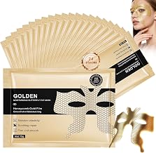 24 Pieces Moisturizing Collagen Eye Patches,24K Gold Eye Mask,Moisturizing and Soothing Eye Masks for Men and Women(90% Options)