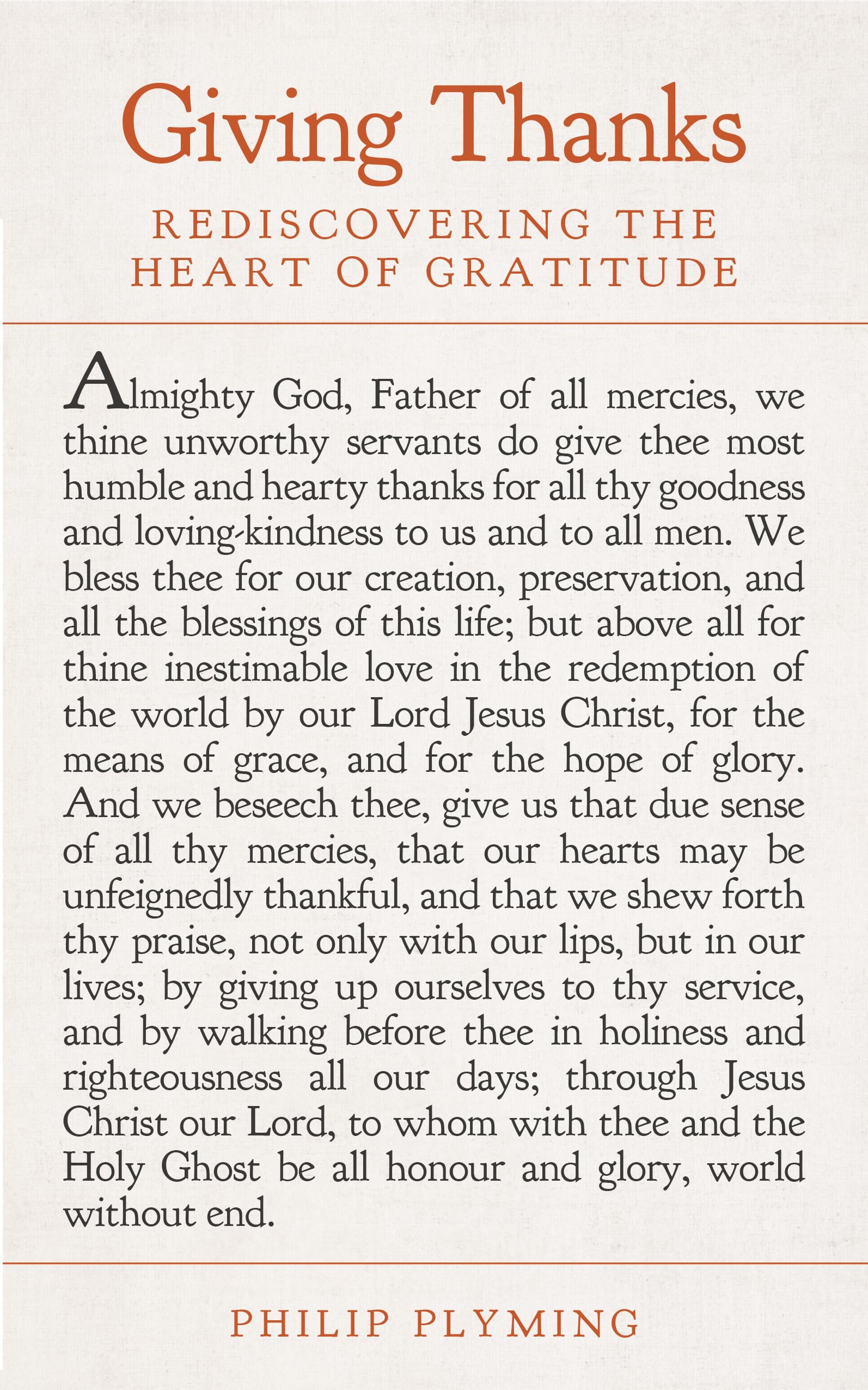 Giving Thanks