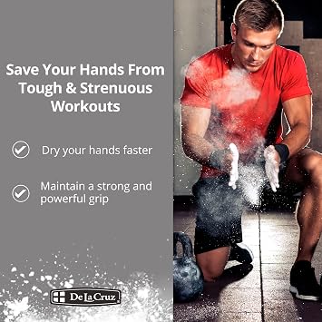 De La Cruz Magnesium Carbonate Gym Chalk, 2 oz (1 Block)