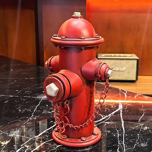 Miniatura 7 de Modelo de boca de incendios, banco de dinero, adornos para el hogar, figuras de hierro, banco de monedas, hucha para ahorrar dinero, figuras vintage