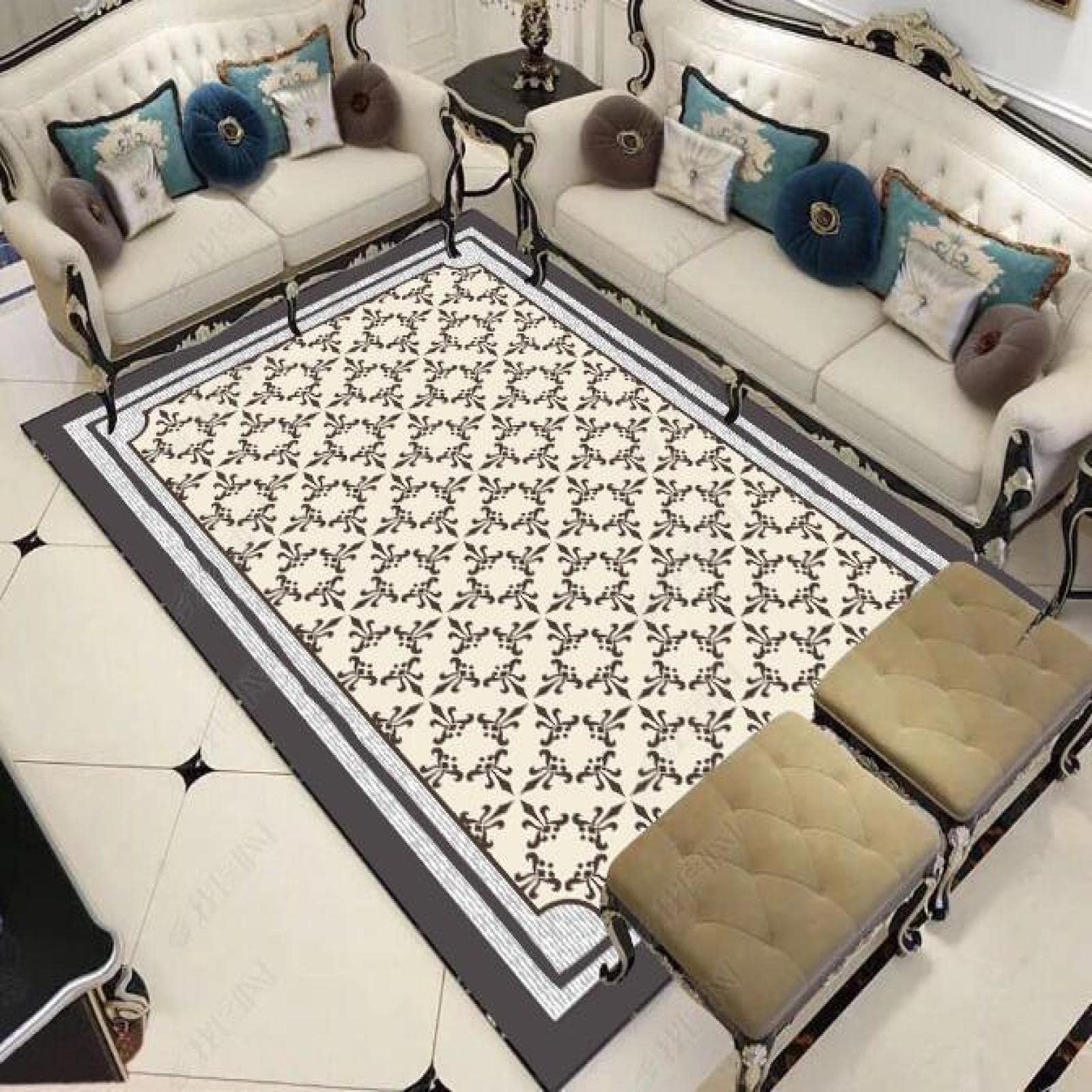 Grand tapis traditionnel vintage NW pour salon et grande chambre à coucher
