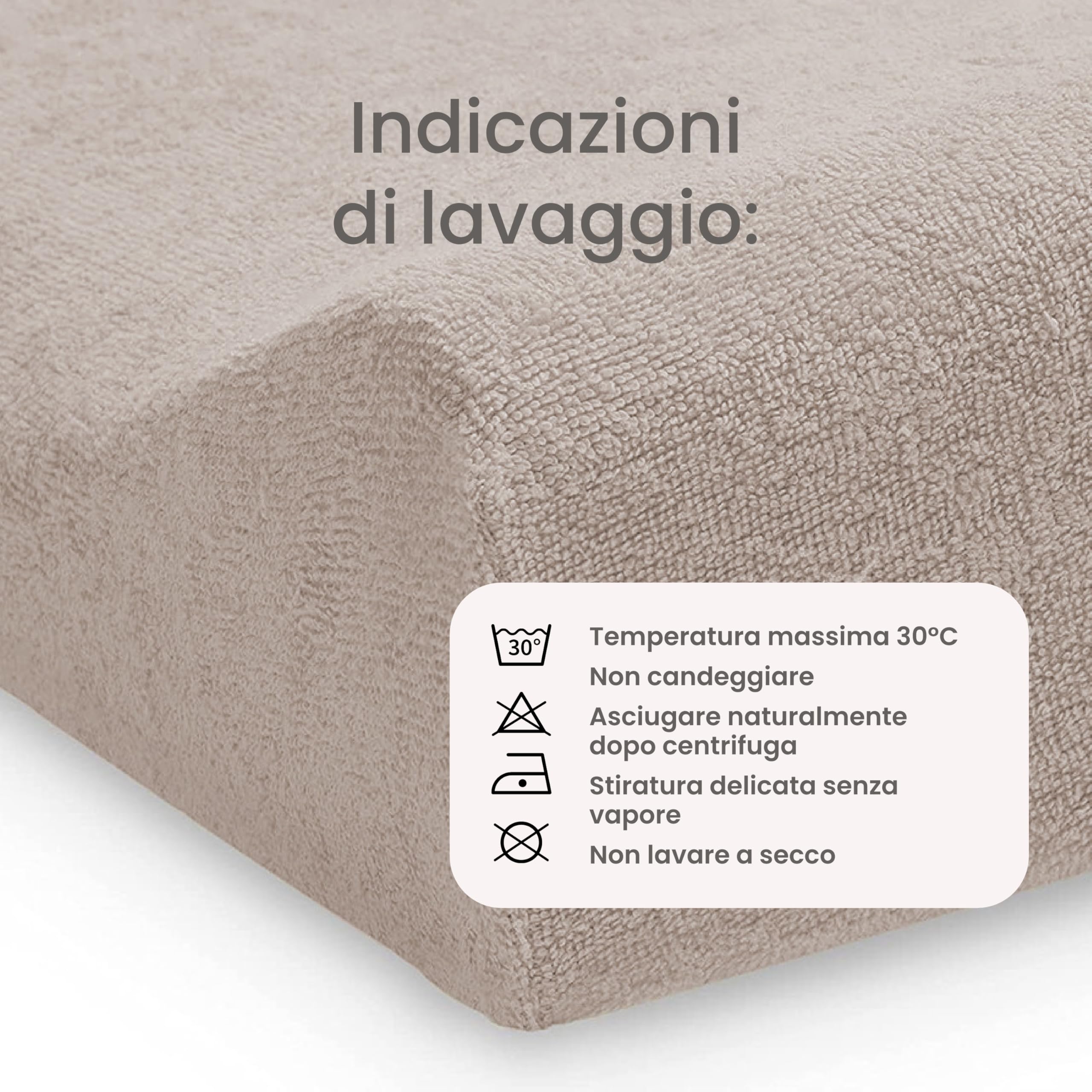 PALLA PALLINA Copri Fasciatoio Neonato Universale Con Elastico Per Una Perfetta Aderenza Al Materassino Fasciatoio Coprifasciatoio Spugna Ultra Assorbente Atossica PRODOTTO IN ITALIA