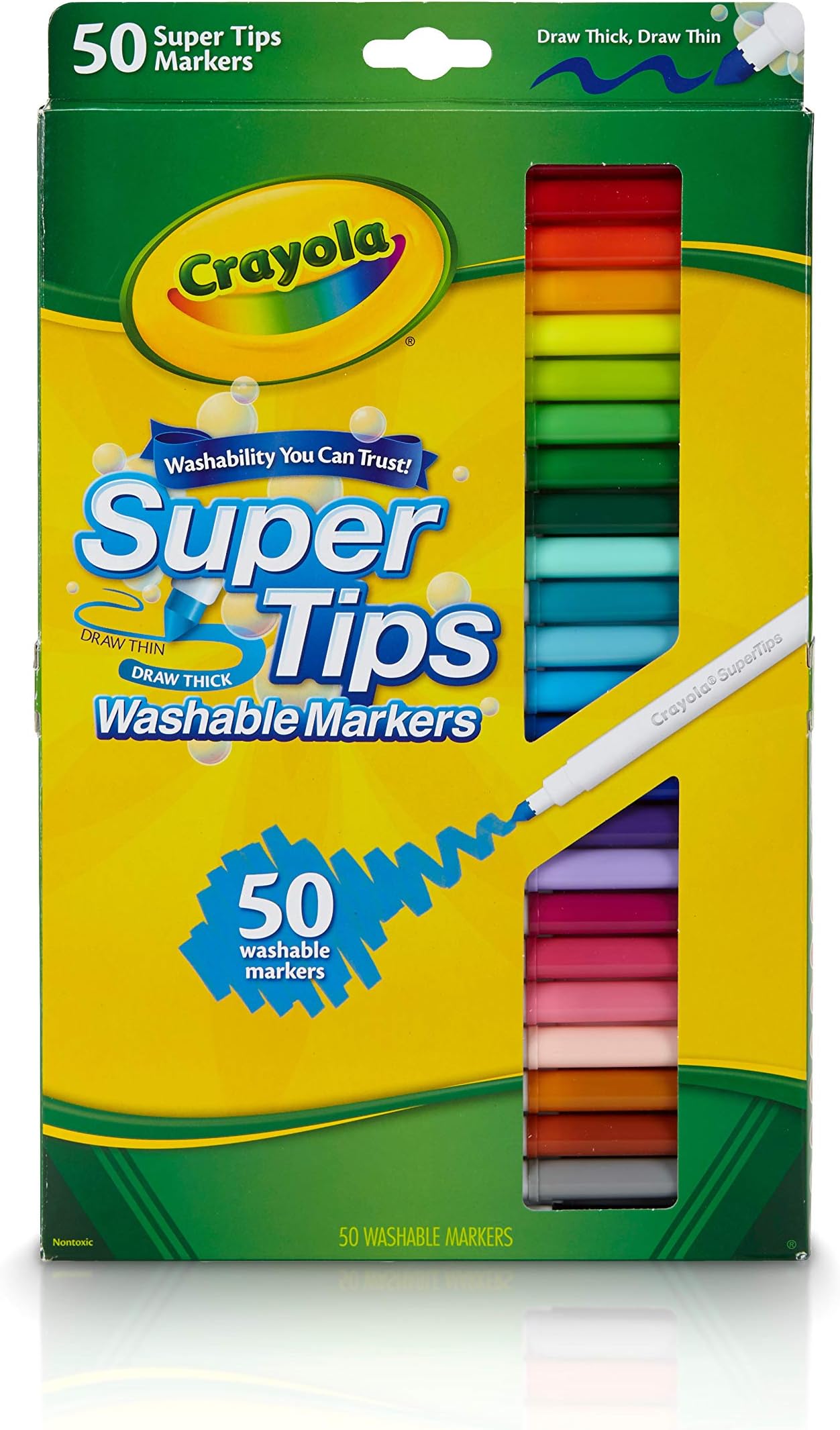 Washable Super Tips Markers Pack of 50